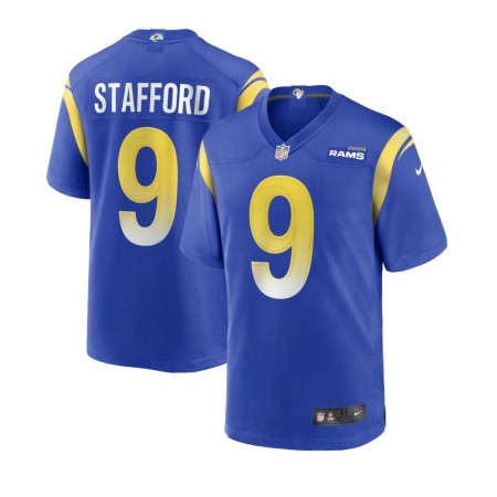 Los Angeles Rams Tröjor Matthew Stafford 9 Nike Royal 2021 NFL - Herr Los Angeles Rams Tröjor Matthew Stafford 9 Nike Royal 2021 NFL - Herr